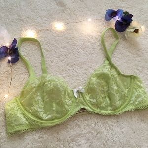 VICTORIA’S SECRET Unlined Sheer Demi Bra